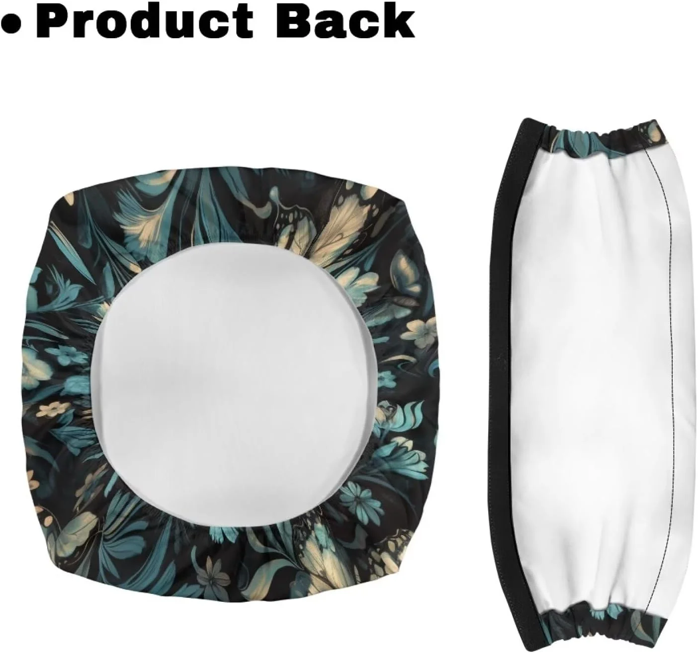 روکش محافظ لوازم جانبی رولیتور Uorisanigo، روکش گرد و غبار طرح پروانه و گل برای رولیتور با صندلی، روکش صندلی و پشتی رولیتور جهانی برای سالمندان