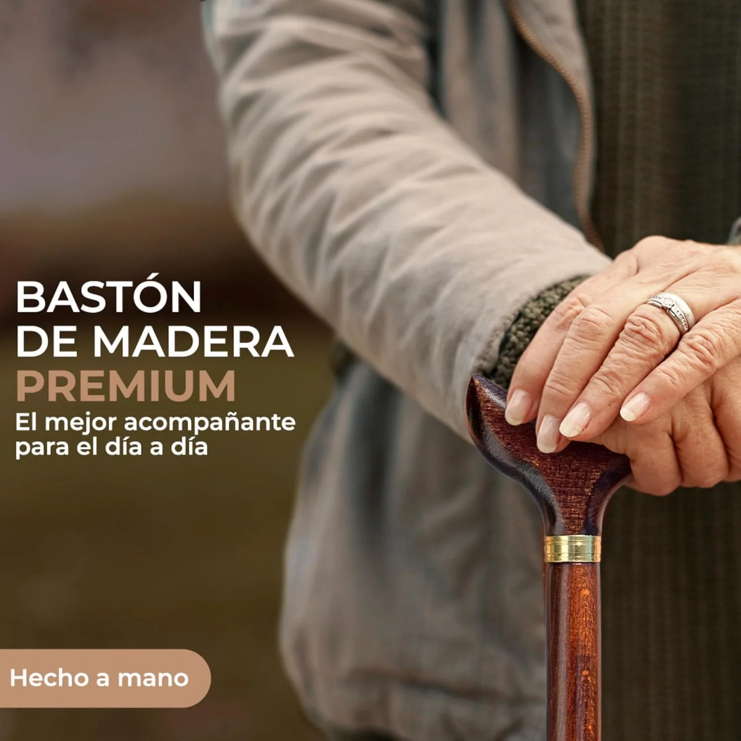 عصای پیاده روی S & B، عصاهای پیاده روی ساخته شده از چوب، رنگ قهوه ای تیره 92 سانتی متر، بسیار محکم. (612) عصا برای سالمندان و افراد مسن عصای پیاده روی S & B، عصاهای پیاده روی ساخته شده از چوب، رنگ قهوه ای تیره 92 سانتی متر، بسیار محکم. (612) عصا برای سالمندان و افراد مسن