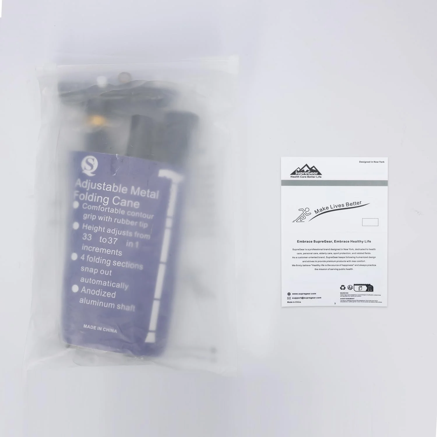 عصای تاشو نی سوپرگیر، عصای پیاده روی با ارتفاع قابل تنظیم 5 سطح، عصای مسافرتی سبک و قابل حمل با بند مچ و دسته T برای مردان و زنان مسن و معلول عصای تاشو نی سوپرگیر، عصای پیاده روی با ارتفاع قابل تنظیم 5 سطح، عصای مسافرتی سبک و قابل حمل با بند مچ و دسته T برای مردان و زنان مسن و معلول