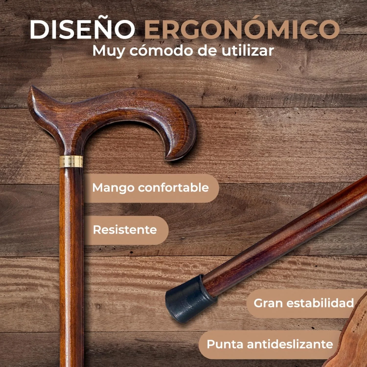 عصای پیاده روی S & B، عصاهای پیاده روی ساخته شده از چوب، رنگ قهوه ای تیره 92 سانتی متر، بسیار محکم. (612) عصا برای سالمندان و افراد مسن عصای پیاده روی S & B، عصاهای پیاده روی ساخته شده از چوب، رنگ قهوه ای تیره 92 سانتی متر، بسیار محکم. (612) عصا برای سالمندان و افراد مسن