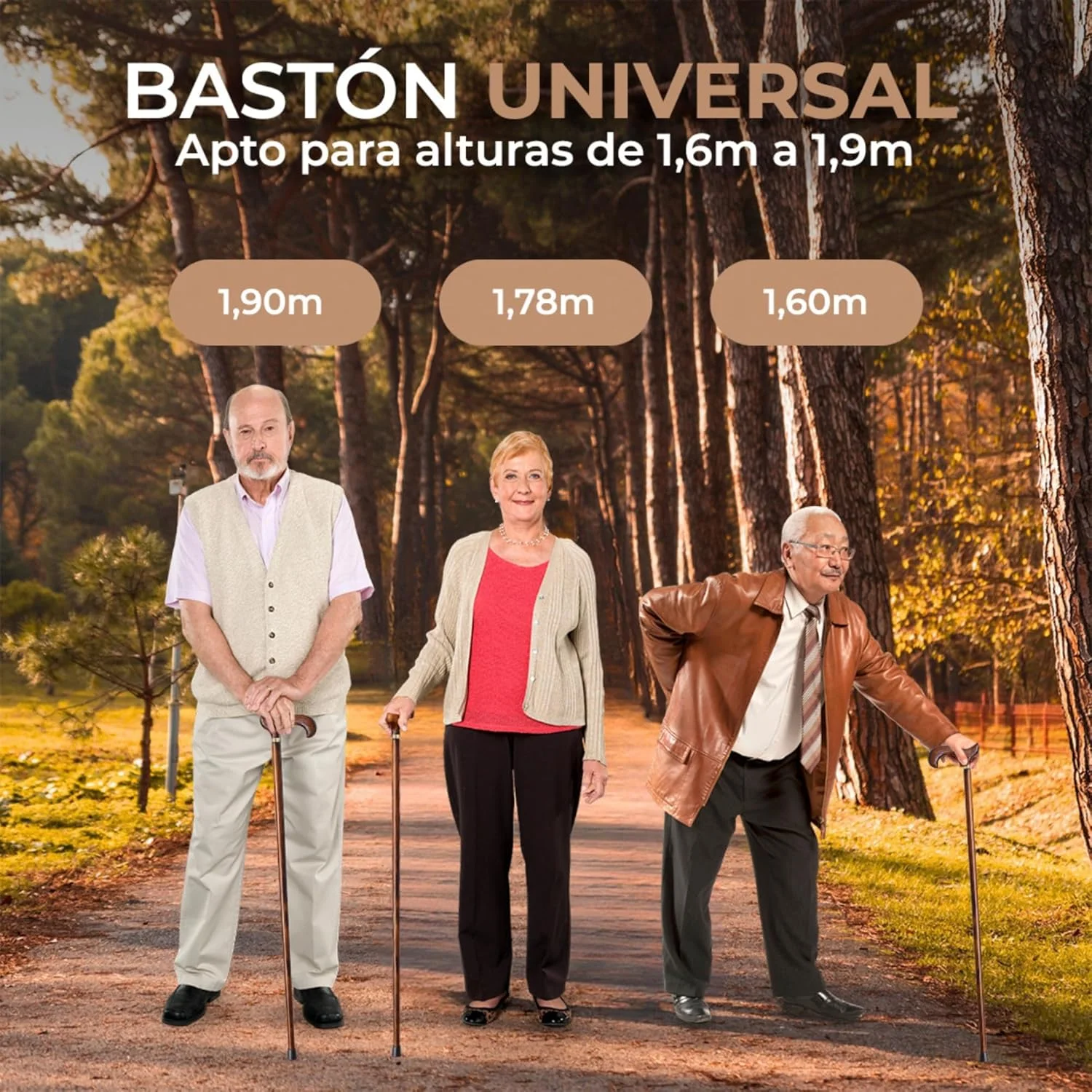 عصای پیاده روی S & B، عصاهای پیاده روی ساخته شده از چوب، رنگ قهوه ای تیره 92 سانتی متر، بسیار محکم. (612) عصا برای سالمندان و افراد مسن عصای پیاده روی S & B، عصاهای پیاده روی ساخته شده از چوب، رنگ قهوه ای تیره 92 سانتی متر، بسیار محکم. (612) عصا برای سالمندان و افراد مسن