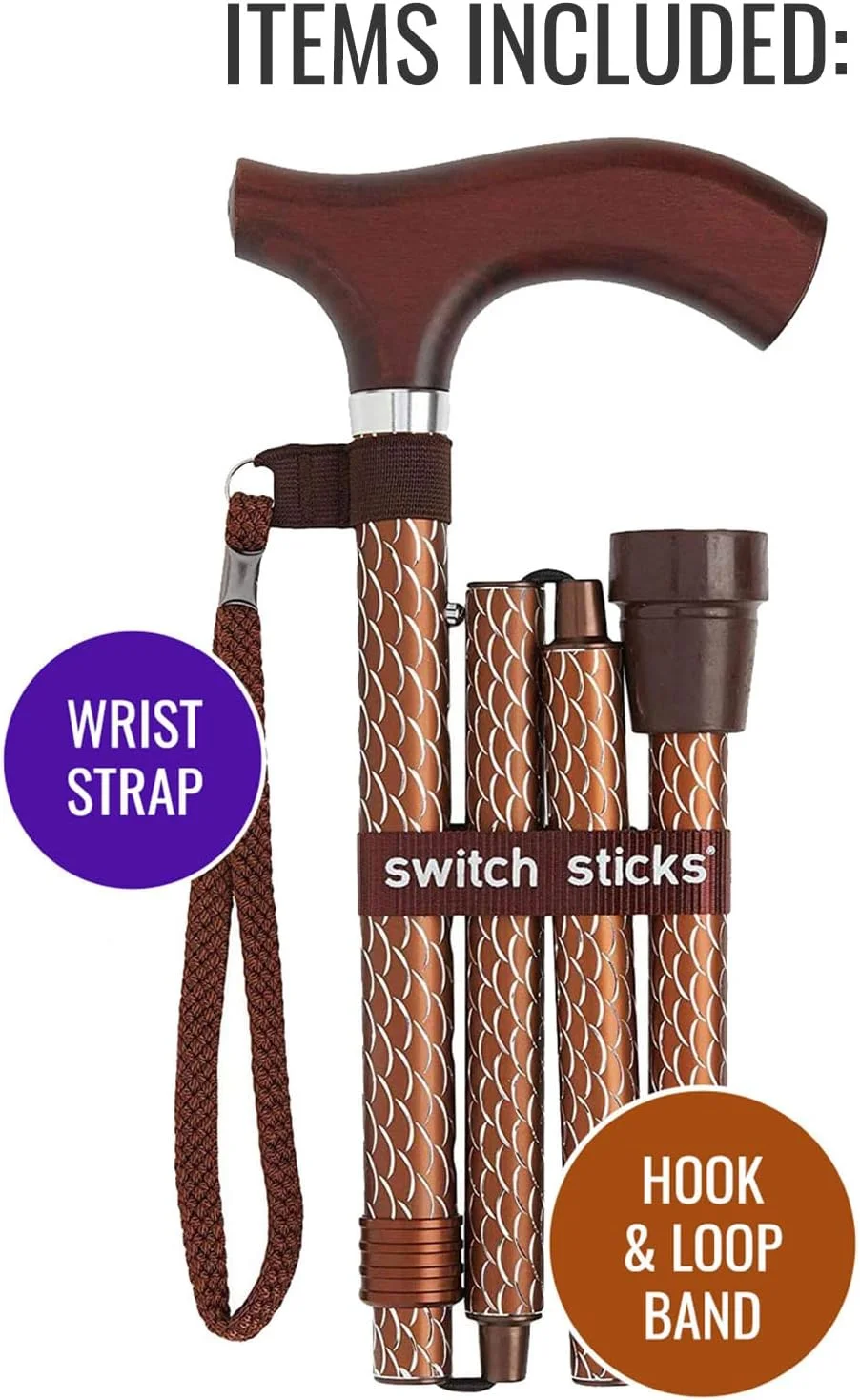 عصای پیاده روی مردانه و زنانه سوییچ استیکس، تاشو و قابل تنظیم از 81 تا 94 سانتی متر عصای پیاده روی مردانه و زنانه سوییچ استیکس، تاشو و قابل تنظیم از 81 تا 94 سانتی متر