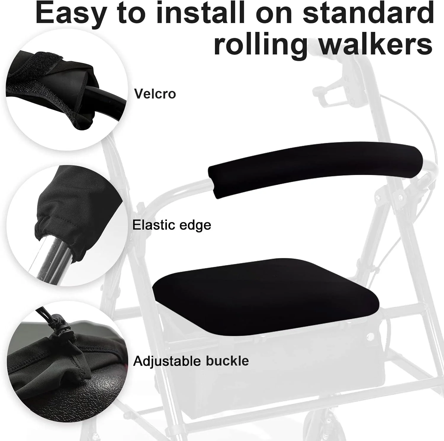 ست روکش صندلی و پشتی رولیتور SPRING SEAON با طرح های قابل تنظیم، لوازم جانبی پوشش رولبار برای رولیتور واکر ست روکش صندلی و پشتی رولیتور SPRING SEAON با طرح های قابل تنظیم، لوازم جانبی پوشش رولبار برای رولیتور واکر