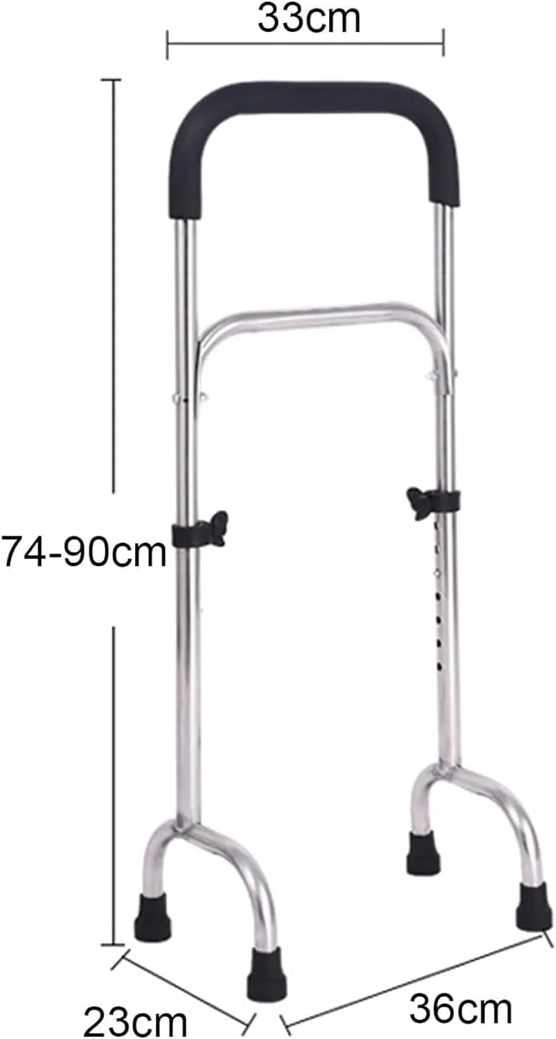 عصای چهارپایه سوبتا، عصای پیاده روی تتراپود قابل تنظیم با پایه پهن چهار پا، عصای استیل ضد زنگ سبک و پایدار، کمک حرکتی ایستاده عصای چهارپایه سوبتا، عصای پیاده روی تتراپود قابل تنظیم با پایه پهن چهار پا، عصای استیل ضد زنگ سبک و پایدار، کمک حرکتی ایستاده