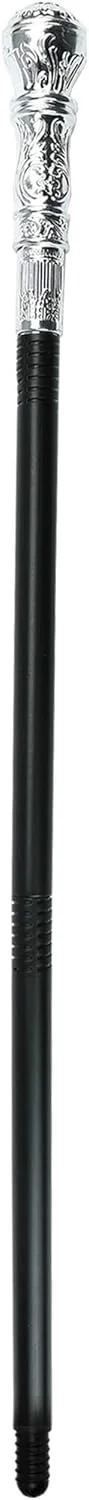 عصای پیادهروی نقرهای اسکلتین - عصای تزیینی شیک برای لباسهای مبدل، مناسب برای بزرگسالان و کودکان عصای پیادهروی نقرهای اسکلتین - عصای تزیینی شیک برای لباسهای مبدل، مناسب برای بزرگسالان و کودکان