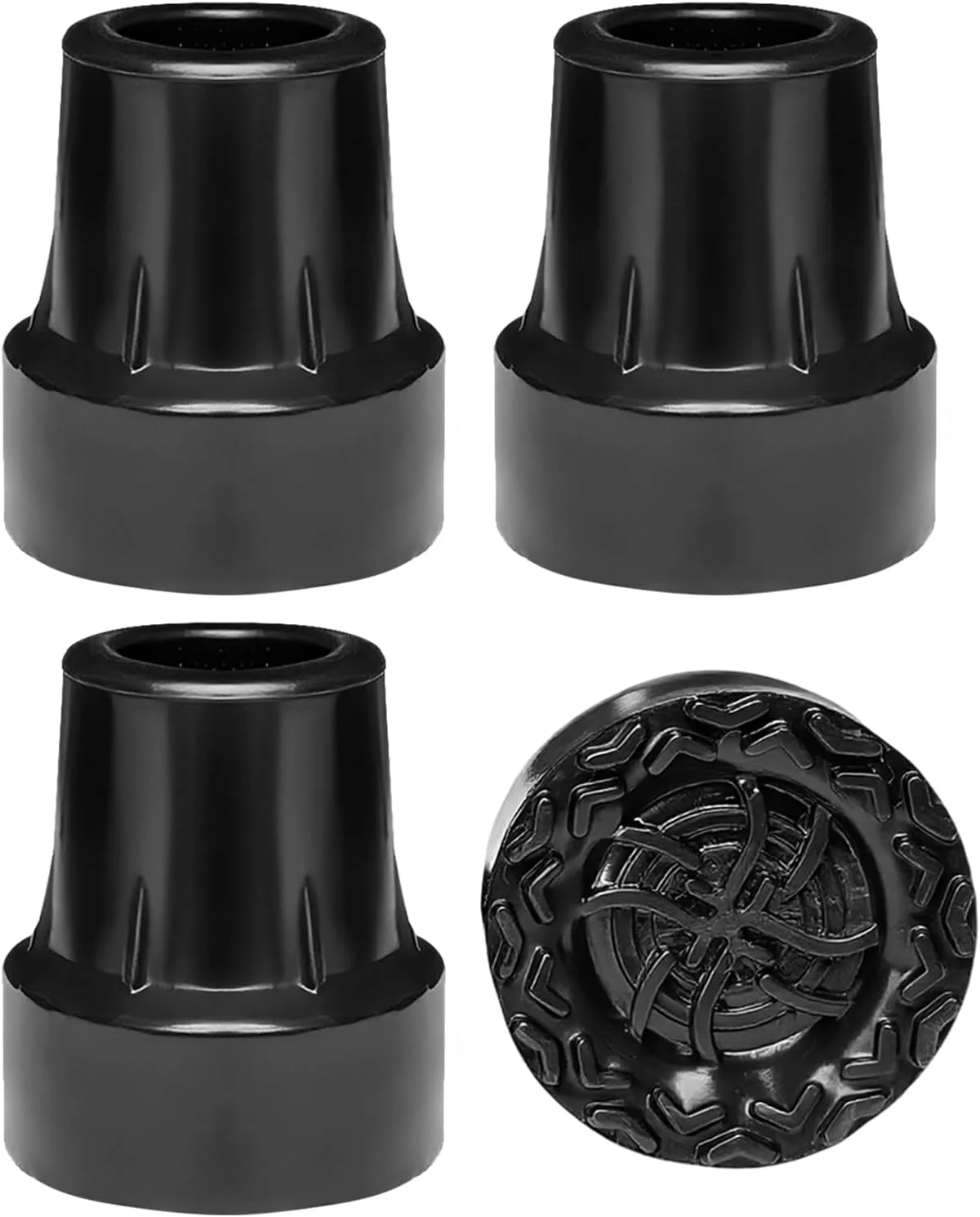 4 عدد سر عصای لاستیکی سنگین برای عصاهای پیاده روی، قطر داخلی 19 میلی متر، نوک عصای جایگزین ضد لغزش، انتهای لاستیکی عصای پیاده روی مشکی برای عصاها و زیر بغل های استاندارد، لوازم جانبی بادوام عصا 4 عدد سر عصای لاستیکی سنگین برای عصاهای پیاده روی، قطر داخلی 19 میلی متر، نوک عصای جایگزین ضد لغزش، انتهای لاستیکی عصای پیاده روی مشکی برای عصاها و زیر بغل های استاندارد، لوازم جانبی بادوام عصا