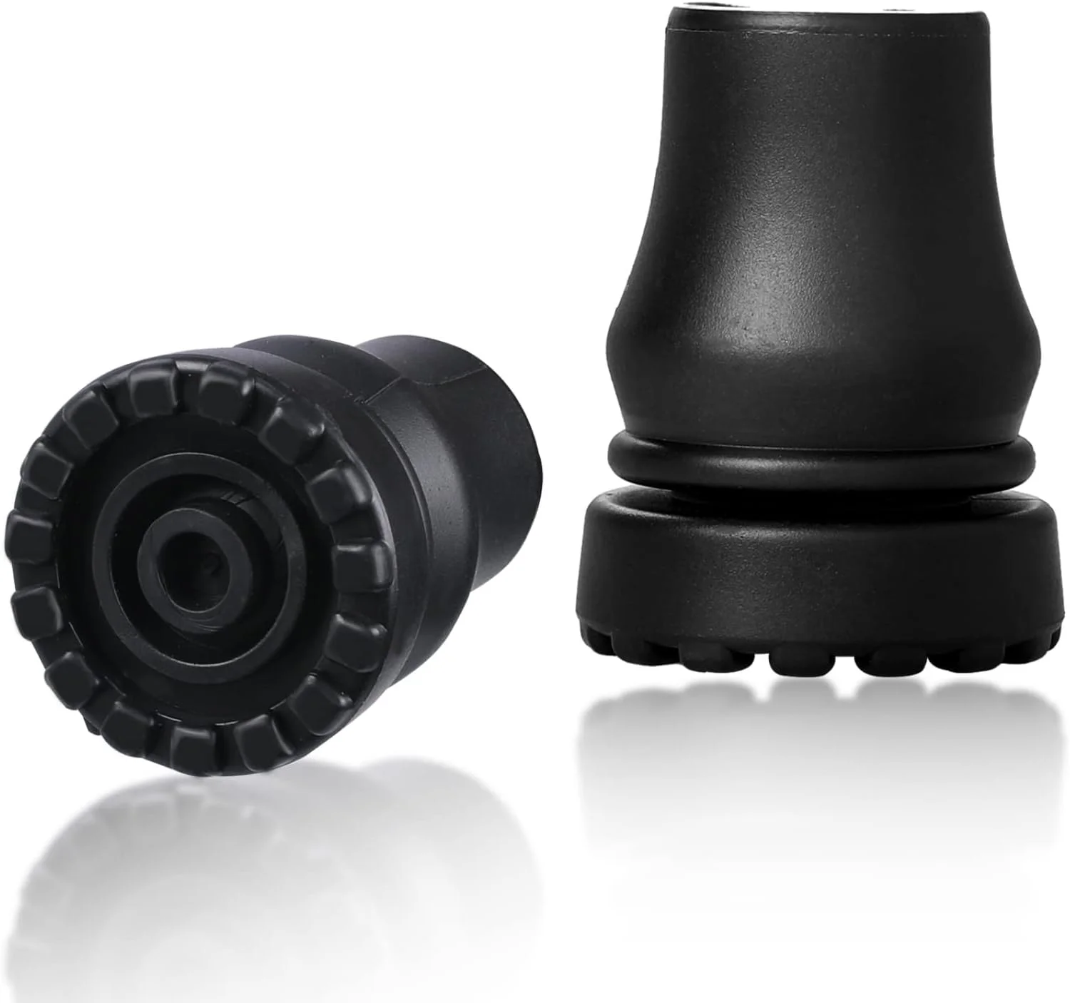 Sliverdew دو عدد نوک عصا 3/4 اینچ، نوک های لاستیکی ضد لغزش و مقاوم برای عصاهای سالمندان، عصا زیر بغل، چوب های پیاده روی و عصای کوهنوردی Sliverdew دو عدد نوک عصا 3/4 اینچ، نوک های لاستیکی ضد لغزش و مقاوم برای عصاهای سالمندان، عصا زیر بغل، چوب های پیاده روی و عصای کوهنوردی