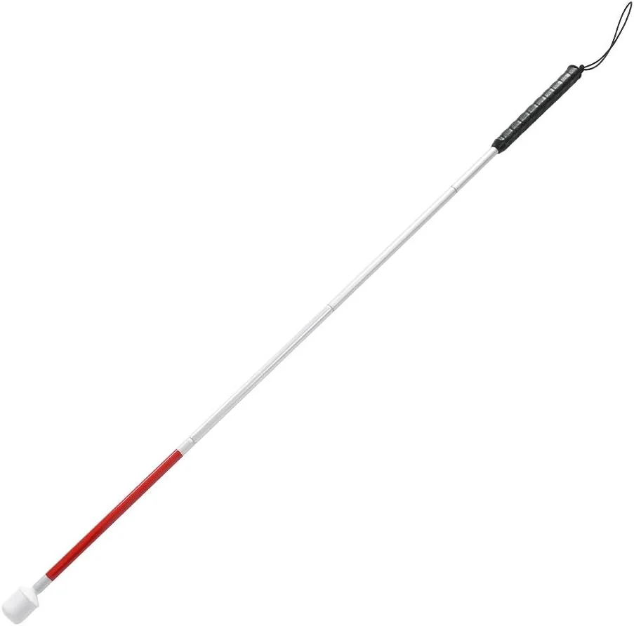 عصای نابینایان Ruaizel، 110 سانتی متر، عصای پیاده روی با نوار بازتابنده برای افراد نابینا و کم بینا عصای نابینایان Ruaizel، 110 سانتی متر، عصای پیاده روی با نوار بازتابنده برای افراد نابینا و کم بینا