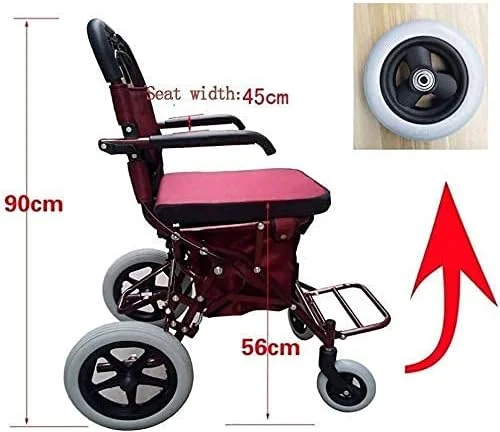 واکر چرخ دار، رولیتور واکر، واکر چرخ دار با صندلی و پدال، سبد خرید سالمندان، سبد خرید