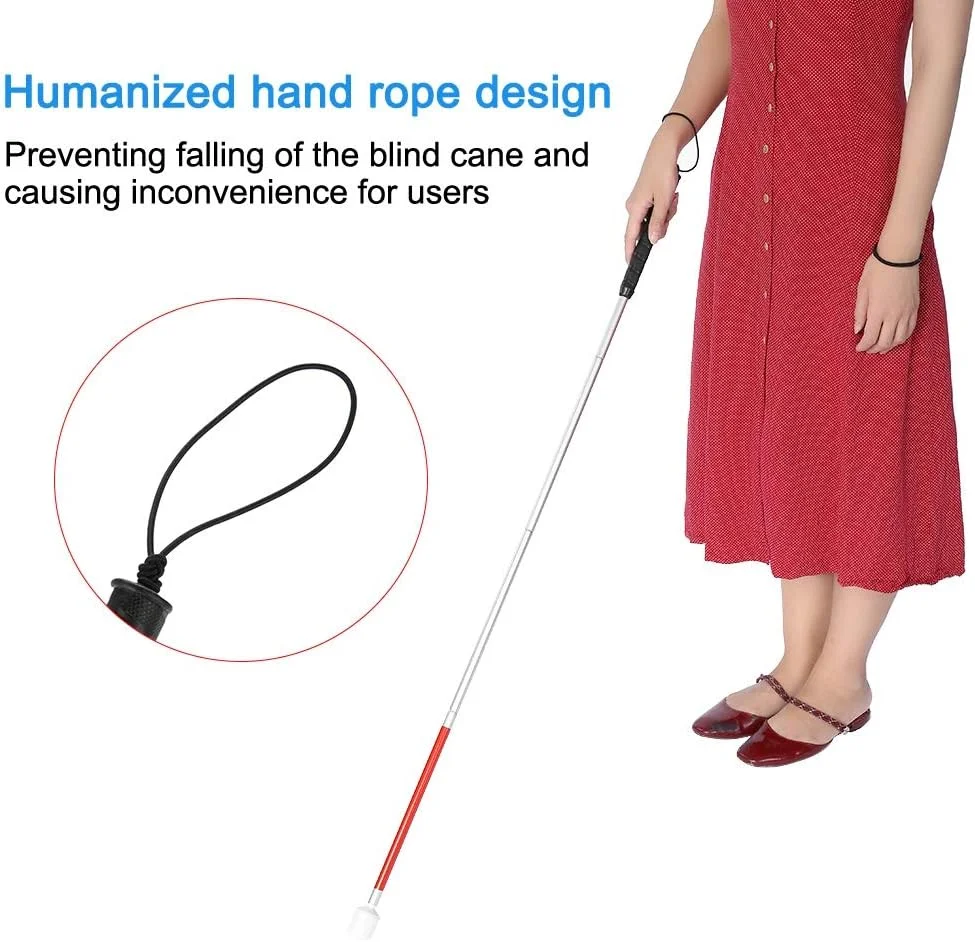 عصای نابینایان Ruaizel، 110 سانتی متر، عصای پیاده روی با نوار بازتابنده برای افراد نابینا و کم بینا عصای نابینایان Ruaizel، 110 سانتی متر، عصای پیاده روی با نوار بازتابنده برای افراد نابینا و کم بینا