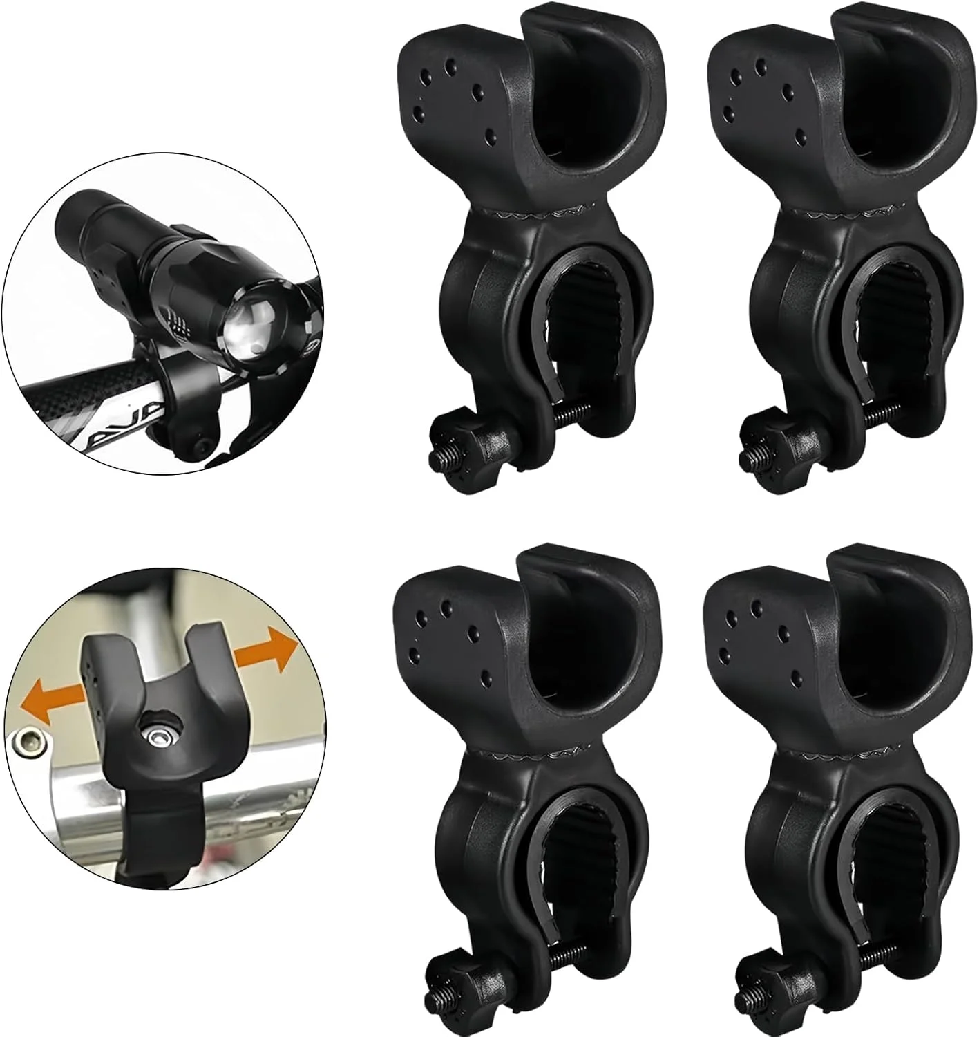 نگهدارنده عصا، بسته 4 عددی نگهدارنده عصای چرخ ویلچر با چرخش 360 درجه، نگهدارنده عصا برای واکر، لوازم جانبی جهانی برای عصا زیر بغل، نگهدارنده عصا برای رولیتور و واکر نگهدارنده عصا، بسته 4 عددی نگهدارنده عصای چرخ ویلچر با چرخش 360 درجه، نگهدارنده عصا برای واکر، لوازم جانبی جهانی برای عصا زیر بغل، نگهدارنده عصا برای رولیتور و واکر