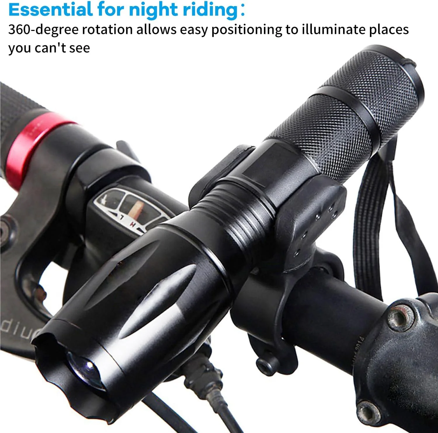 بسته 8 عددی نگهدارنده عصا، عصای چرخشی 360 درجه، لوازم جانبی جهانی نگهدارنده عصا برای دوچرخه، مناسب برای نگهدارنده عصا، ویلچر، اسکوتر حرکتی، دوچرخه