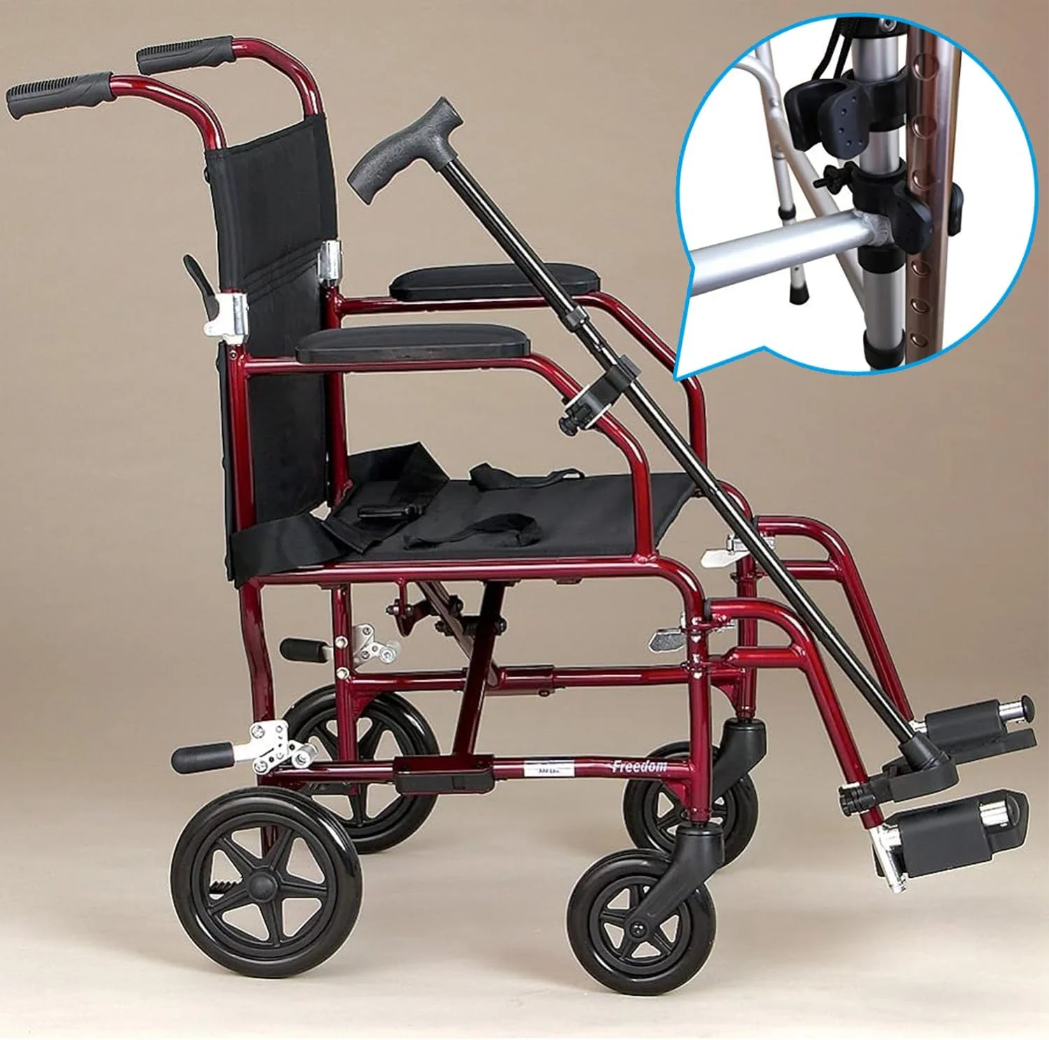 بسته 8 عددی نگهدارنده عصا، عصای چرخشی 360 درجه، لوازم جانبی جهانی نگهدارنده عصا برای دوچرخه، مناسب برای نگهدارنده عصا، ویلچر، اسکوتر حرکتی، دوچرخه