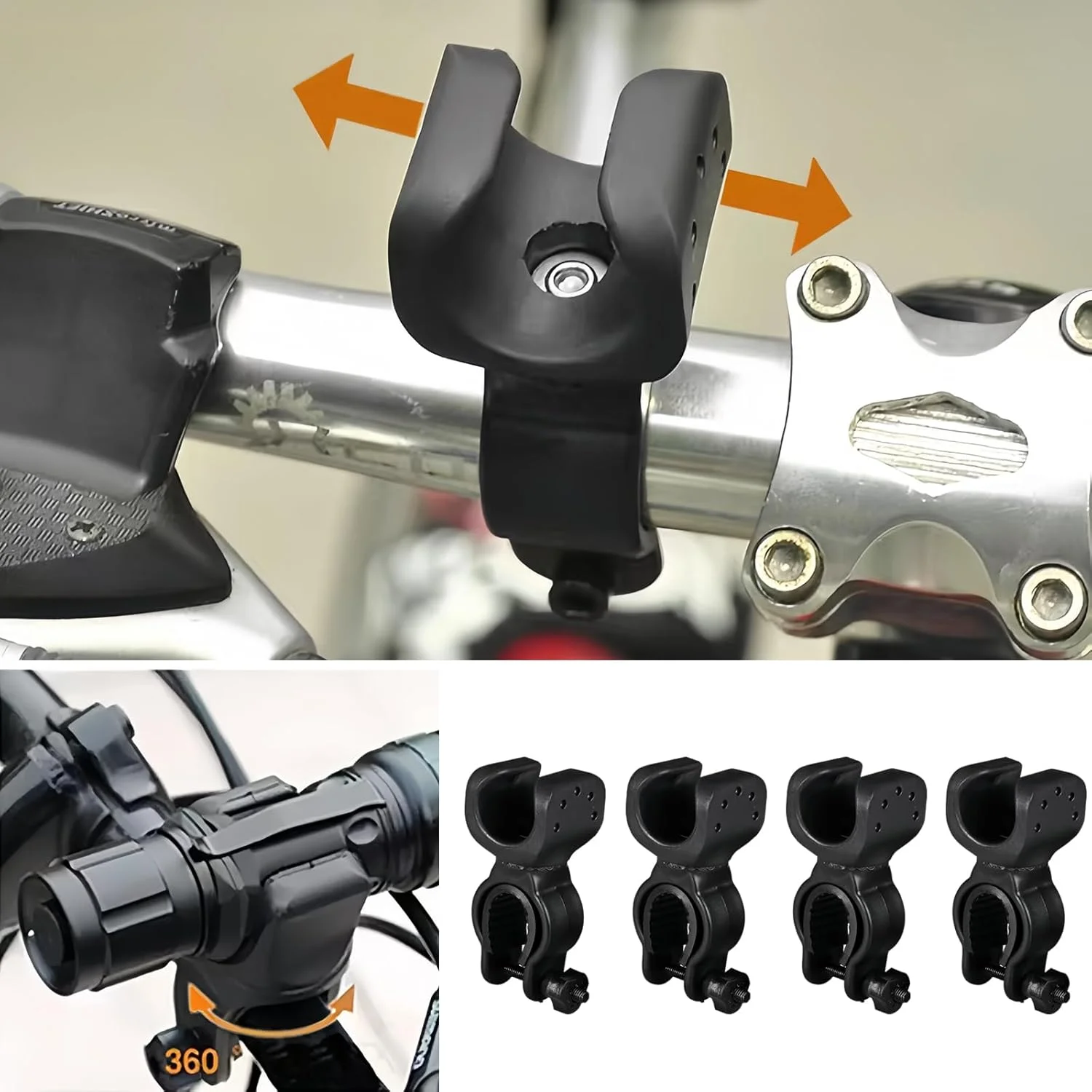 نگهدارنده عصا، بسته 4 عددی نگهدارنده عصای چرخ ویلچر با چرخش 360 درجه، نگهدارنده عصا برای واکر، لوازم جانبی جهانی برای عصا زیر بغل، نگهدارنده عصا برای رولیتور و واکر نگهدارنده عصا، بسته 4 عددی نگهدارنده عصای چرخ ویلچر با چرخش 360 درجه، نگهدارنده عصا برای واکر، لوازم جانبی جهانی برای عصا زیر بغل، نگهدارنده عصا برای رولیتور و واکر