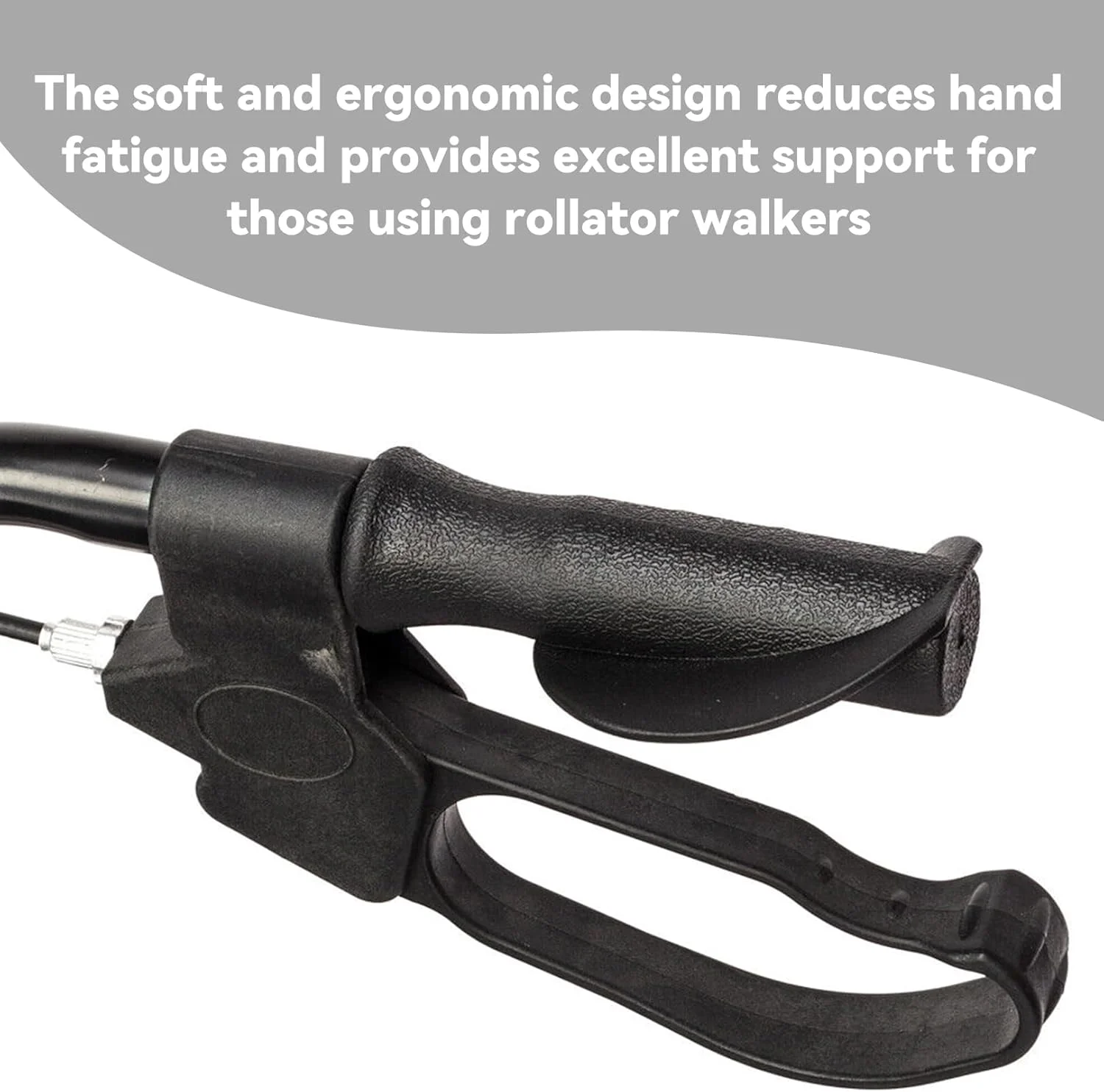 بسته 2 عددی دسته رولیتور، دسته ارگونومیک، قطعات جایگزین رولیتور، دسته واکر 2.2 سانتی متری برای ویلچر رولیتور، لوازم جانبی رولیتور برای افراد مسن، افراد آسیب دیده (12 سانتی متر، راست و چپ)