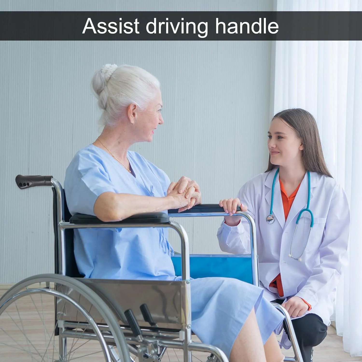 بسته 2 عددی دسته رولیتور، روکش دسته رولیتور جهانی، بالشتک راحتی ضد لغزش، پد گریپ کمک پیاده روی، دسته عصا برای رولیتور، واکر زانو، لوازم جانبی قطعات جایگزین، 2.2 سانتی متر