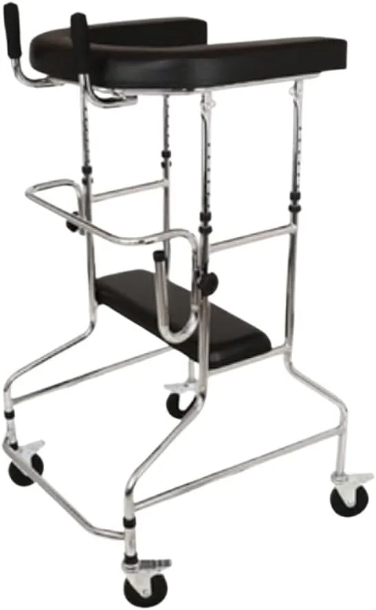 واکر رولیتور مشوا برای سالمندان، دستگاه توانبخشی، قاب ایستاده برای راه رفتن اندام تحتانی با 4 عدد چرخ با طراحی سبک وزن تاشو واکر غلتکی فولادی واکر رولیتور مشوا برای سالمندان، دستگاه توانبخشی، قاب ایستاده برای راه رفتن اندام تحتانی با 4 عدد چرخ با طراحی سبک وزن تاشو واکر غلتکی فولادی