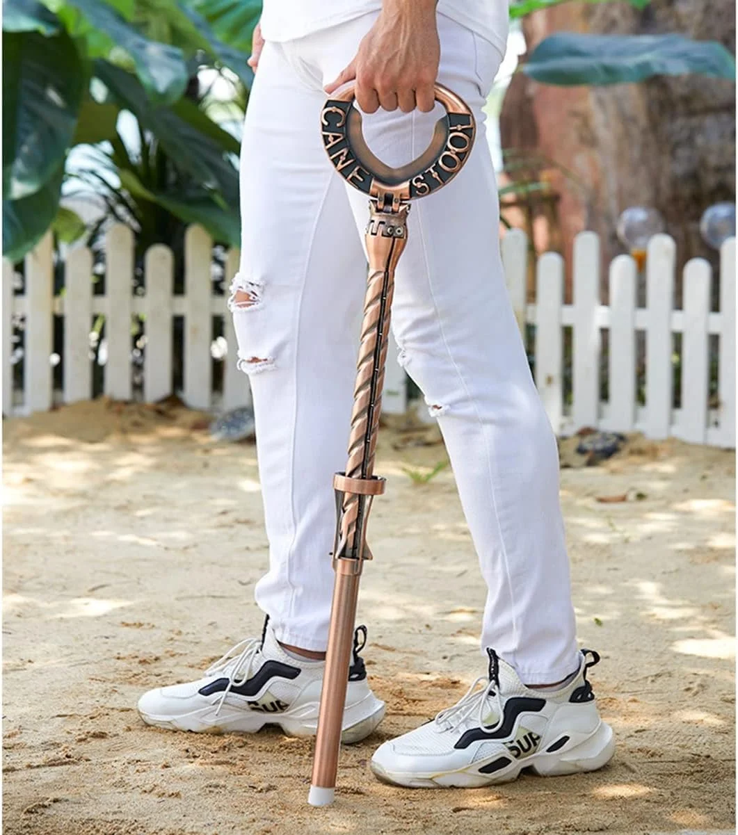 عصای پیاده روی تاشو، صندلی عصا کوهنوردی، صندلی آلیاژ آلومینیوم، لوازم شکار، هدیه کمک حرکتی، عصا مناسب برای فضای باز، انتظار، مسافرت یا استراحت