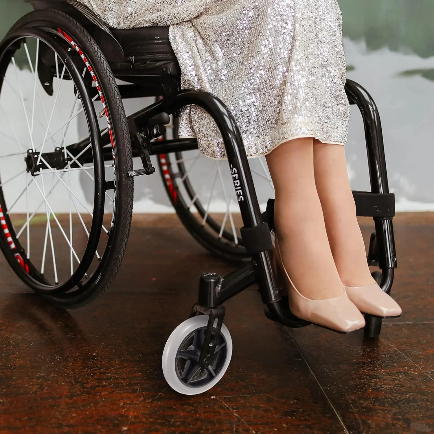 چرخ های توپر خاکستری 6 اینچی جایگزین برای ویلچر، رولیتور، واکر، افراد معلول، چرخ های لاستیکی ضد لغزش، لوازم جانبی ویلچر چرخ های توپر خاکستری 6 اینچی جایگزین برای ویلچر، رولیتور، واکر، افراد معلول، چرخ های لاستیکی ضد لغزش، لوازم جانبی ویلچر