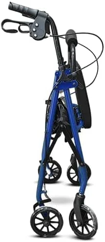 واکر رولیتور Rehamo Rollie STD با ترمز | فریم آلومینیومی بادوام و تاشو | واکر رولیتور قابل تنظیم برای سالمندان | ظرفیت وزنی 120 کیلوگرم - رنگ موجود قرمز تیره واکر رولیتور Rehamo Rollie STD با ترمز | فریم آلومینیومی بادوام و تاشو | واکر رولیتور قابل تنظیم برای سالمندان | ظرفیت وزنی 120 کیلوگرم - رنگ موجود قرمز تیره