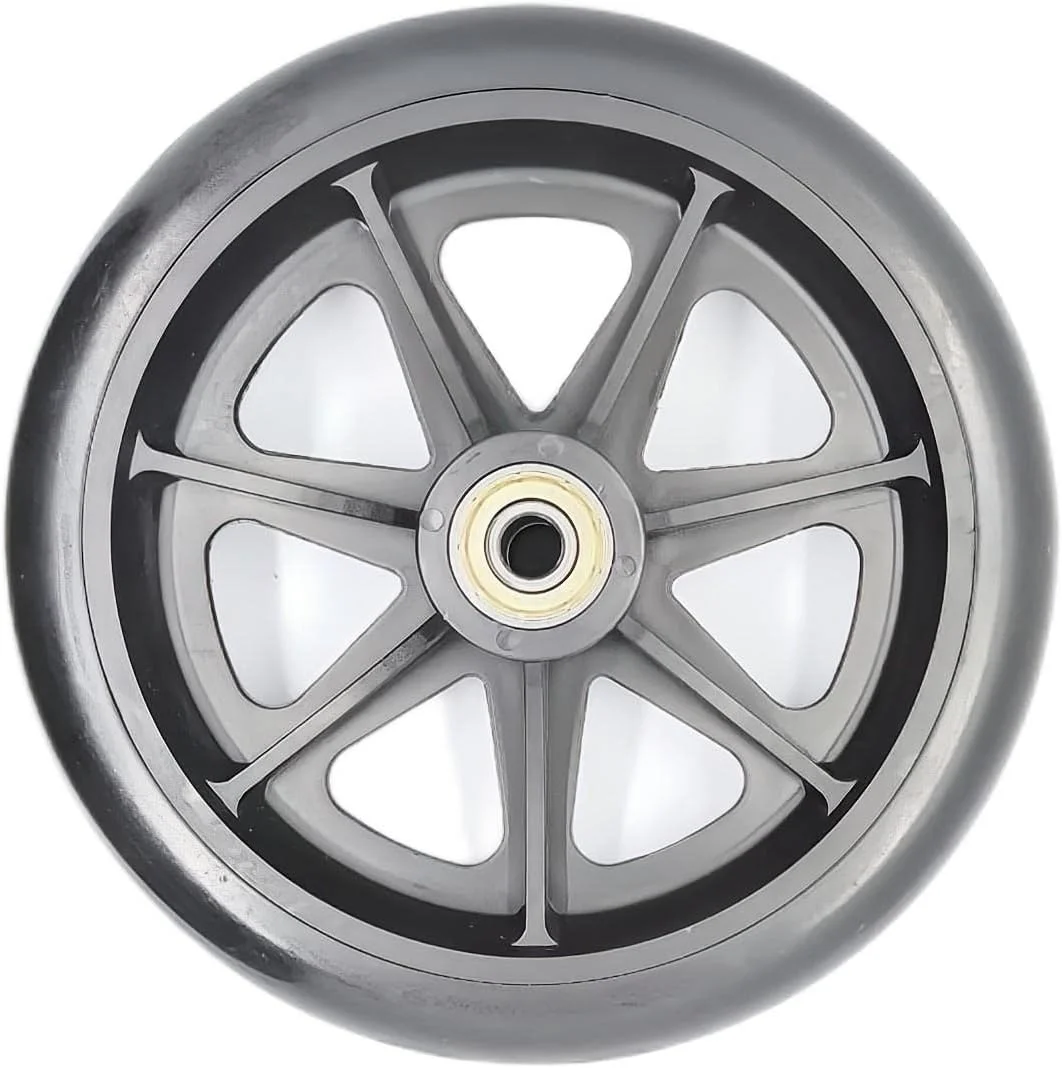 چرخ های جایگزین 6 اینچی NP برای واکر رولیتور، قطعات، لوازم جانبی، چرخ های 6 اینچی عمومی رولیتور/ویلچر/واکر، مجموعه چرخ جایگزین رولیتور 6 اینچی جلو و عقب - 1 عدد چرخ های جایگزین 6 اینچی NP برای واکر رولیتور، قطعات، لوازم جانبی، چرخ های 6 اینچی عمومی رولیتور/ویلچر/واکر، مجموعه چرخ جایگزین رولیتور 6 اینچی جلو و عقب - 1 عدد