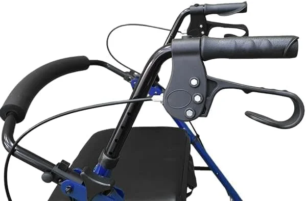 واکر رولیتور Rehamo Rollie STD با ترمز | فریم آلومینیومی بادوام و تاشو | واکر رولیتور قابل تنظیم برای سالمندان | ظرفیت وزنی 120 کیلوگرم - رنگ موجود قرمز تیره واکر رولیتور Rehamo Rollie STD با ترمز | فریم آلومینیومی بادوام و تاشو | واکر رولیتور قابل تنظیم برای سالمندان | ظرفیت وزنی 120 کیلوگرم - رنگ موجود قرمز تیره