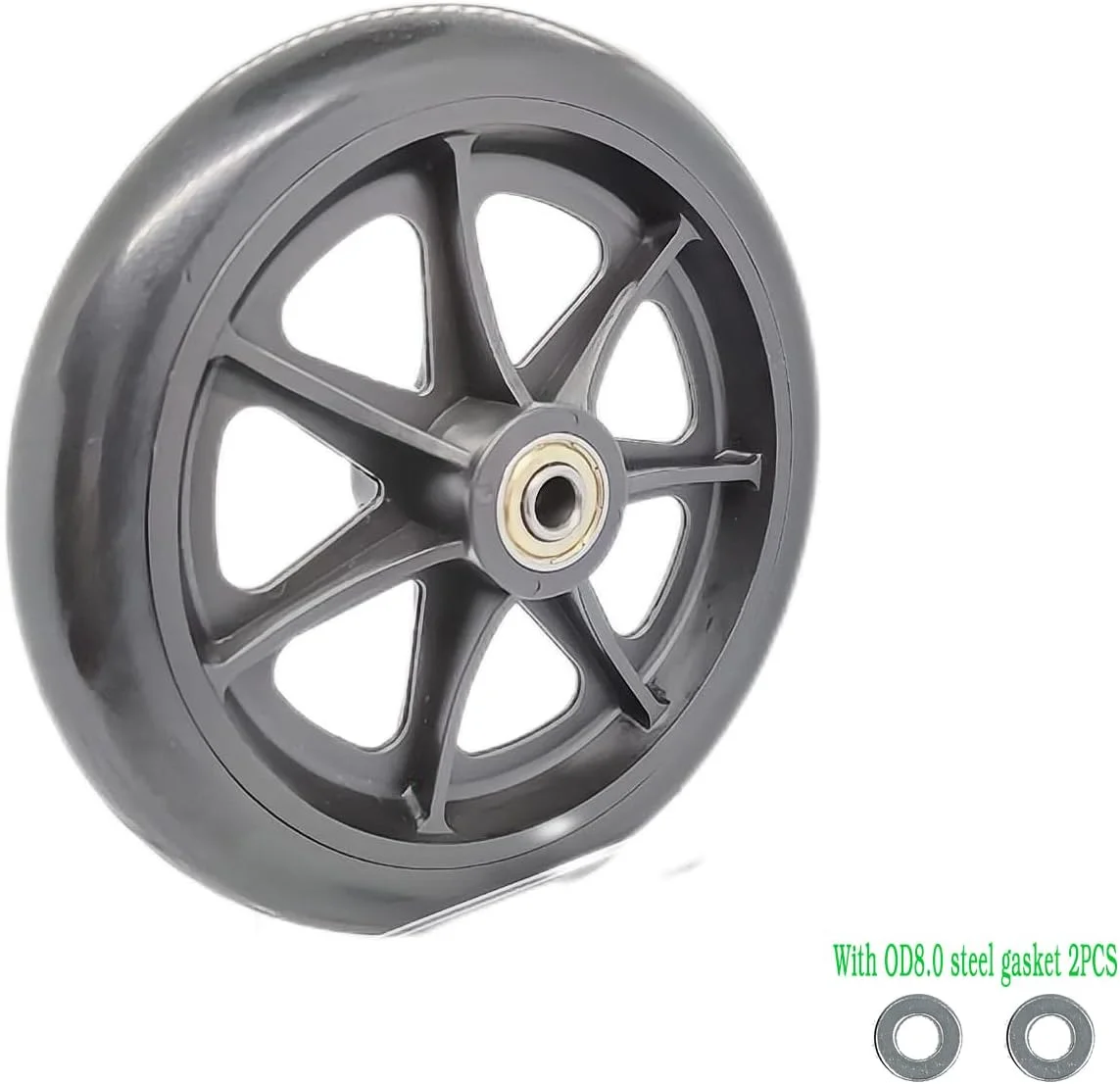 چرخ های جایگزین 6 اینچی NP برای واکر رولیتور، قطعات، لوازم جانبی، چرخ های 6 اینچی عمومی رولیتور/ویلچر/واکر، مجموعه چرخ جایگزین رولیتور 6 اینچی جلو و عقب - 1 عدد چرخ های جایگزین 6 اینچی NP برای واکر رولیتور، قطعات، لوازم جانبی، چرخ های 6 اینچی عمومی رولیتور/ویلچر/واکر، مجموعه چرخ جایگزین رولیتور 6 اینچی جلو و عقب - 1 عدد