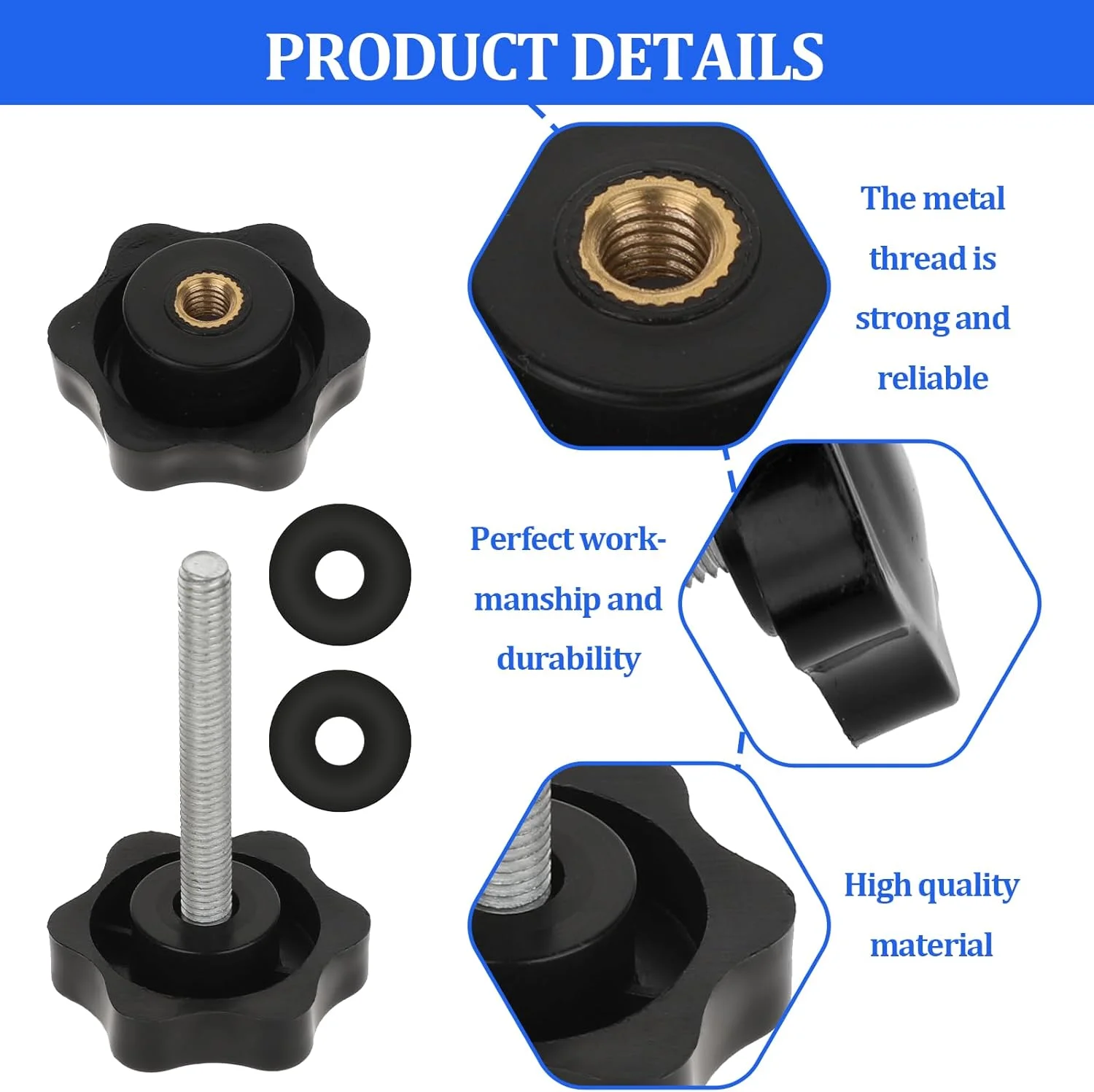 دو بسته دستگیره های تنظیم ارتفاع بازویی واکر رولیتور، لوازم جانبی واکر رولیتور، پیچ تنظیم ارتفاع بازو با دستگیره، پیچ و مهره های M6 T برای اتصال واکر دو بسته دستگیره های تنظیم ارتفاع بازویی واکر رولیتور، لوازم جانبی واکر رولیتور، پیچ تنظیم ارتفاع بازو با دستگیره، پیچ و مهره های M6 T برای اتصال واکر