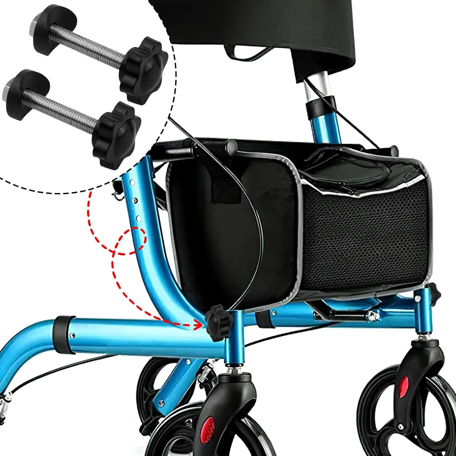 دو ست دستگیره جایگزین رولیتور، دستگیره تنظیم دسته رولیتور جهانی، دستگیره راحت رولیتور، لوازم جانبی قطعات یدکی دو ست دستگیره جایگزین رولیتور، دستگیره تنظیم دسته رولیتور جهانی، دستگیره راحت رولیتور، لوازم جانبی قطعات یدکی