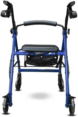 واکر رولیتور Rehamo Rollie STD با ترمز | فریم آلومینیومی بادوام و تاشو | واکر رولیتور قابل تنظیم برای سالمندان | ظرفیت وزنی 120 کیلوگرم - رنگ موجود قرمز تیره واکر رولیتور Rehamo Rollie STD با ترمز | فریم آلومینیومی بادوام و تاشو | واکر رولیتور قابل تنظیم برای سالمندان | ظرفیت وزنی 120 کیلوگرم - رنگ موجود قرمز تیره