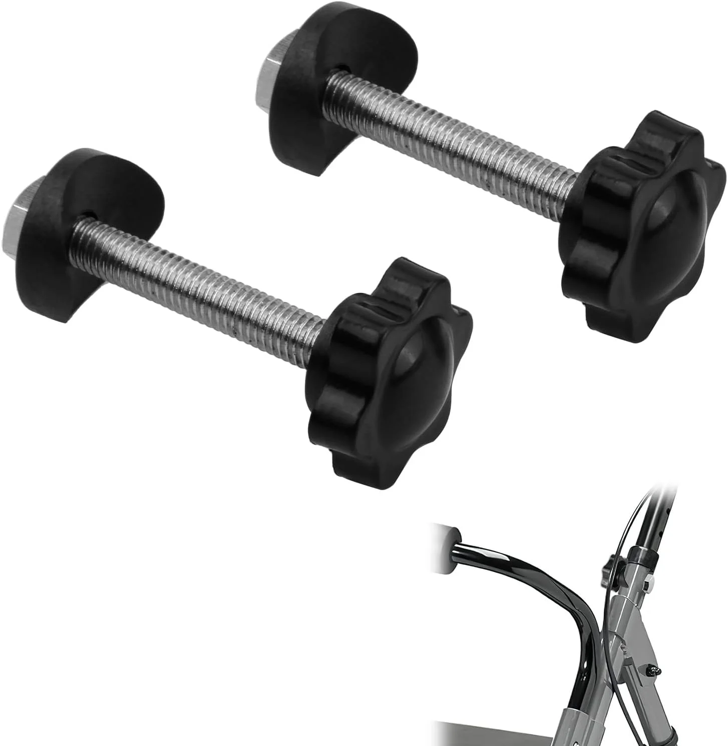 دو ست دستگیره جایگزین رولیتور، دستگیره تنظیم دسته رولیتور جهانی، دستگیره راحت رولیتور، لوازم جانبی قطعات یدکی دو ست دستگیره جایگزین رولیتور، دستگیره تنظیم دسته رولیتور جهانی، دستگیره راحت رولیتور، لوازم جانبی قطعات یدکی