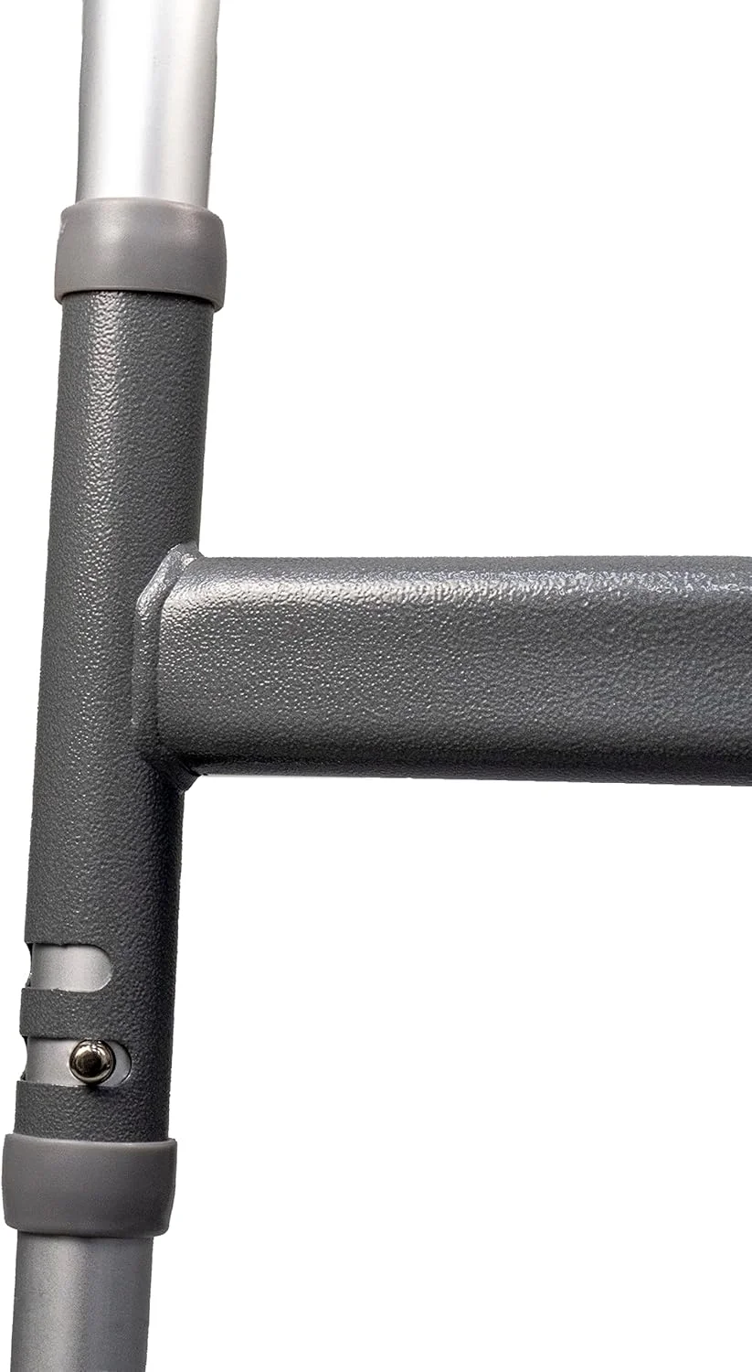 واکر آلومینیومی تاشو با قابلیت تنظیم ارتفاع رِهامو | واکر تاشو برای سالمندان، افراد مسن، معلولان و بزرگسالان | فریم پیاده روی قابل حمل برای استفاده در داخل و خارج از منزل | ظرفیت وزنی - 120 کیلوگرم واکر آلومینیومی تاشو با قابلیت تنظیم ارتفاع رِهامو | واکر تاشو برای سالمندان، افراد مسن، معلولان و بزرگسالان | فریم پیاده روی قابل حمل برای استفاده در داخل و خارج از منزل | ظرفیت وزنی - 120 کیلوگرم