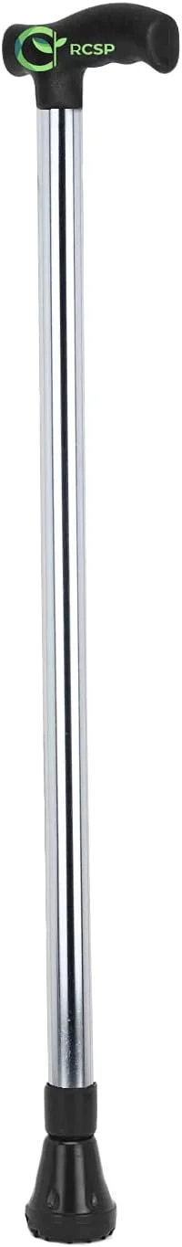 عصای پیاده روی RCSP با ارتفاع قابل تنظیم برای افراد مسن، عصای پیاده روی سنگین و بادوام با پایه لاستیکی ضد لغزش و دسته راحت | عصای تعادل قابل حمل برای مردان و زنان، نقره ای شیک عصای پیاده روی RCSP با ارتفاع قابل تنظیم برای افراد مسن، عصای پیاده روی سنگین و بادوام با پایه لاستیکی ضد لغزش و دسته راحت | عصای تعادل قابل حمل برای مردان و زنان، نقره ای شیک