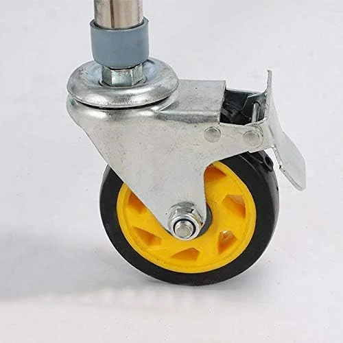 کیو آی وی جی ایکس بی او لیونلی واکر کمکی راحت با پشتی بازویی پد دار و ترمز، چرخ گردان 360 درجه، رولیتور واکر 4 چرخ برای سالمندان با تحرک محدود، عصای پیاده روی ضد لغزش مناسب بیمارستان کیو آی وی جی ایکس بی او لیونلی واکر کمکی راحت با پشتی بازویی پد دار و ترمز، چرخ گردان 360 درجه، رولیتور واکر 4 چرخ برای سالمندان با تحرک محدود، عصای پیاده روی ضد لغزش مناسب بیمارستان