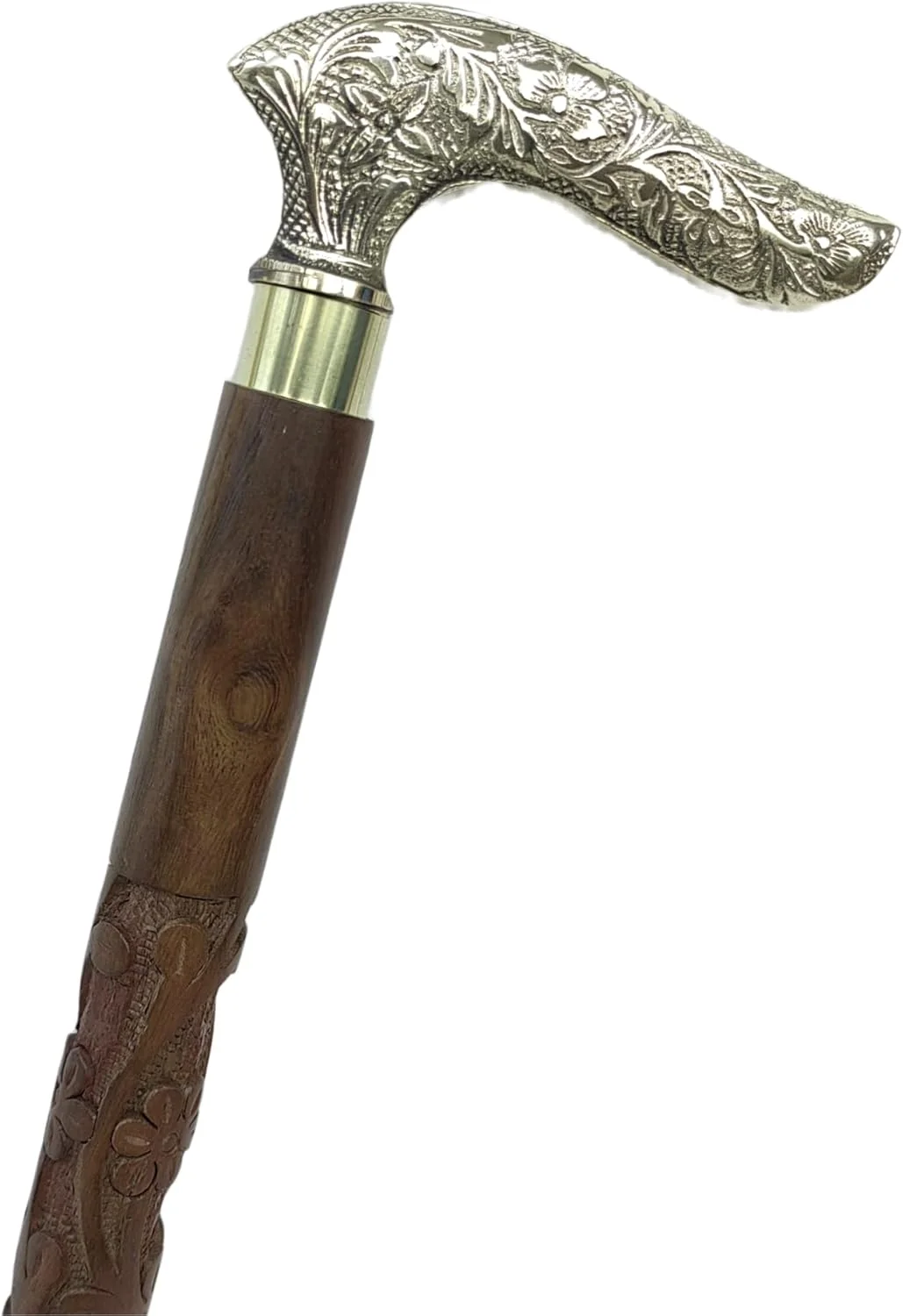 عصای پیاده روی هنری درجه یک، هدیه برنجی برای مردان و زنان، هدیه طراحی دست ساز چوبی، استفاده روزمره، بهترین هدیه (دسته (G)) عصای پیاده روی هنری درجه یک، هدیه برنجی برای مردان و زنان، هدیه طراحی دست ساز چوبی، استفاده روزمره، بهترین هدیه (دسته (G))