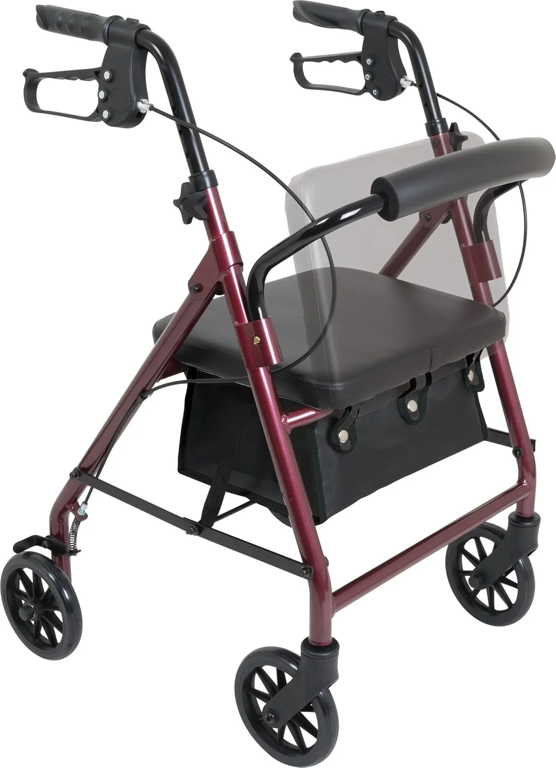 رولیتور آلومینیومی نوجوانان پروبیسیکس با چرخ های 6 اینچی، ظرفیت وزن 250 پوند، رنگ بورگاندی رولیتور آلومینیومی نوجوانان پروبیسیکس با چرخ های 6 اینچی، ظرفیت وزن 250 پوند، رنگ بورگاندی