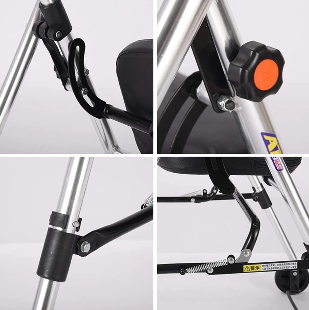 کیو آی وی جی ایکس بی او لیونلی رولیتور واکر، کمک حرکتی 2 چرخ تاشو، رولیتور پزشکی با پدال، واکر رانندگی با پشتی راحت، مناسب برای پیاده روی سالمندان کیو آی وی جی ایکس بی او لیونلی رولیتور واکر، کمک حرکتی 2 چرخ تاشو، رولیتور پزشکی با پدال، واکر رانندگی با پشتی راحت، مناسب برای پیاده روی سالمندان