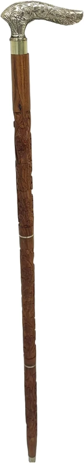 عصای پیاده روی هنری درجه یک، هدیه برنجی برای مردان و زنان، هدیه طراحی دست ساز چوبی، استفاده روزمره، بهترین هدیه (دسته (G)) عصای پیاده روی هنری درجه یک، هدیه برنجی برای مردان و زنان، هدیه طراحی دست ساز چوبی، استفاده روزمره، بهترین هدیه (دسته (G))