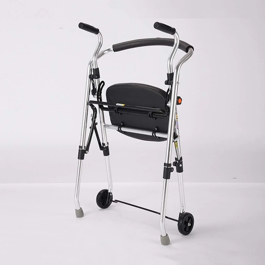 کیو آی وی جی ایکس بی او لیونلی رولیتور واکر، کمک حرکتی 2 چرخ تاشو، رولیتور پزشکی با پدال، واکر رانندگی با پشتی راحت، مناسب برای پیاده روی سالمندان کیو آی وی جی ایکس بی او لیونلی رولیتور واکر، کمک حرکتی 2 چرخ تاشو، رولیتور پزشکی با پدال، واکر رانندگی با پشتی راحت، مناسب برای پیاده روی سالمندان