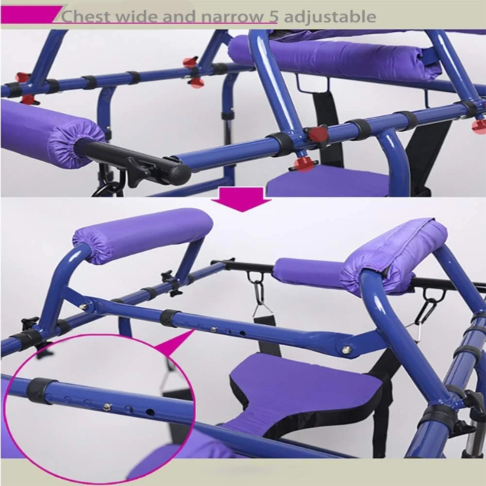 واکر توانبخشی چند منظوره QIVGXBO Leunlee Home Helper با قابلیت تنظیم ارتفاع و عرض، مناسب برای افراد همی پلژی، واکر ایستاده بزرگسال، ترالی واکر توانبخشی چند منظوره QIVGXBO Leunlee Home Helper با قابلیت تنظیم ارتفاع و عرض، مناسب برای افراد همی پلژی، واکر ایستاده بزرگسال، ترالی