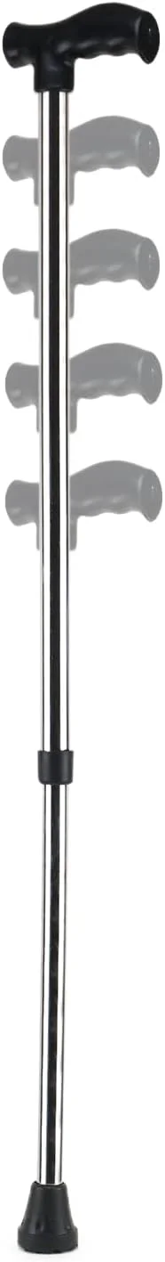 عصای پیاده روی RCSP با ارتفاع قابل تنظیم برای افراد مسن، عصای پیاده روی سنگین و بادوام با پایه لاستیکی ضد لغزش و دسته راحت | عصای تعادل قابل حمل برای مردان و زنان، نقره ای شیک عصای پیاده روی RCSP با ارتفاع قابل تنظیم برای افراد مسن، عصای پیاده روی سنگین و بادوام با پایه لاستیکی ضد لغزش و دسته راحت | عصای تعادل قابل حمل برای مردان و زنان، نقره ای شیک