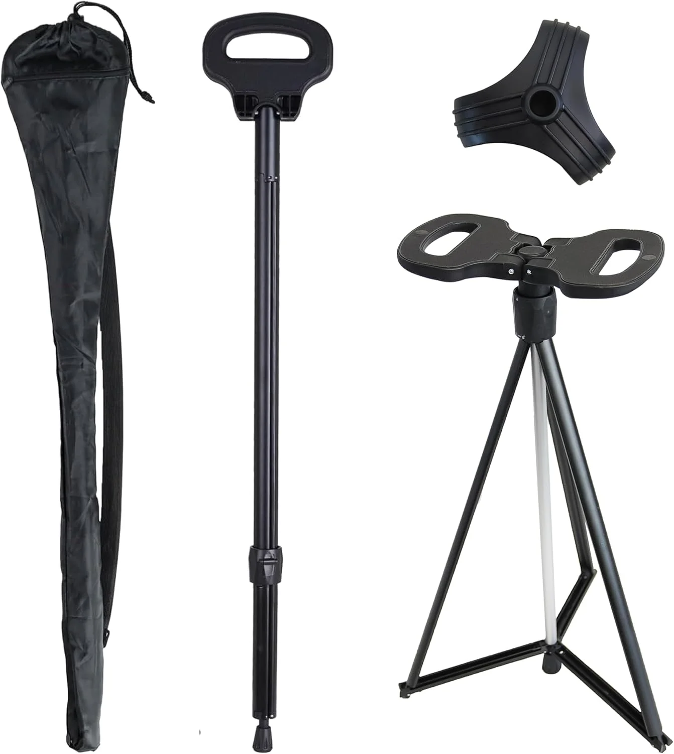 Portable Walking Cane with Seat Camping Cane Seat Telescoping Cane Stool Walking Stick Chair Walking Stool Retractable Lightweight Walking Stick Stool for Elderly Outdoor Travel Hiking Portable Walking Cane with Seat Camping Cane Seat Telescoping Cane Stool Walking Stick Chair Walking Stool Retractable Lightweight Walking Stick Stool for Elderly Outdoor Travel Hiking