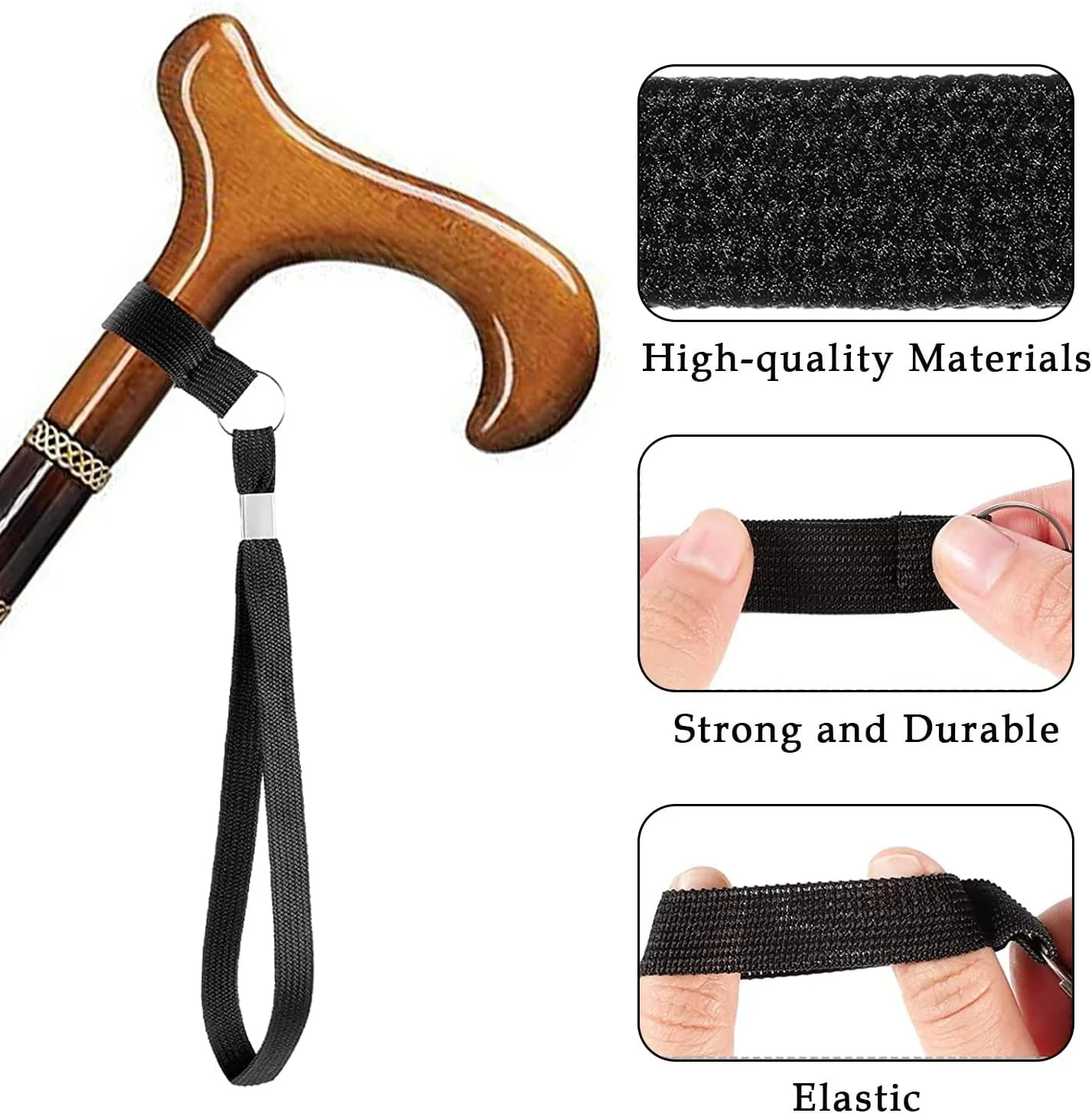 پلندلی 2 عدد بند مچی عصا، بند مچی عصا برای لوازم جانبی عصای پیاده روی