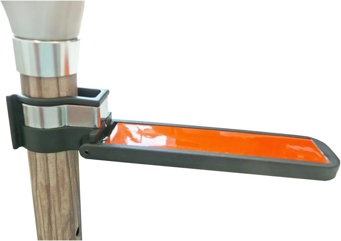 نگهدارنده عصای بازتابنده اوسنبرگ – مشکی/نارنجی سیگنال – لوازم جانبی برای عصا و وسایل کمکی حرکتی – نگهدارنده عصا برای عصا و وسایل کمکی حرکتی – ساخت آلمان