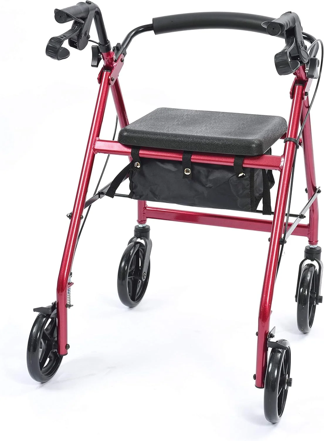 واکر چرخدار 4 چرخ سری A ان آر اس هلثکر، قرمز