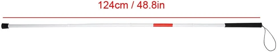 عصای تاشو و جمع‌شونده نیکو برای افراد نابینا، عصای سفید و قرمز، عصای بلند تاشو برای تحرک، عصای بازتابنده برای افراد نابینا و کم بینا