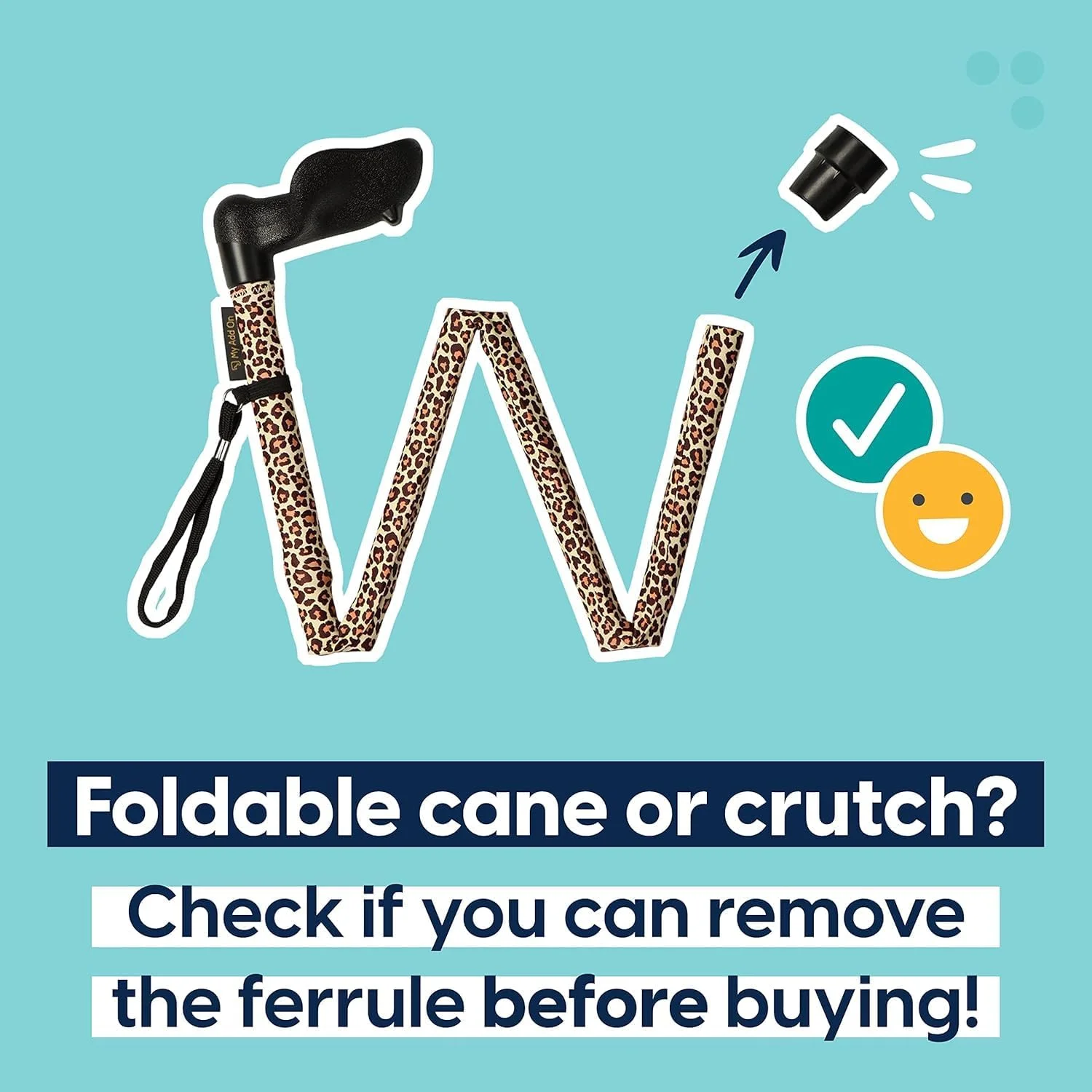 myCover Flowers - بسته 2 عددی - روکش شیک برای عصا و چوب دستی، مناسب برای همه عصاها و چوب دستی ها، پارچه کشی، قابل شستشو myCover Flowers - بسته 2 عددی - روکش شیک برای عصا و چوب دستی، مناسب برای همه عصاها و چوب دستی ها، پارچه کشی، قابل شستشو