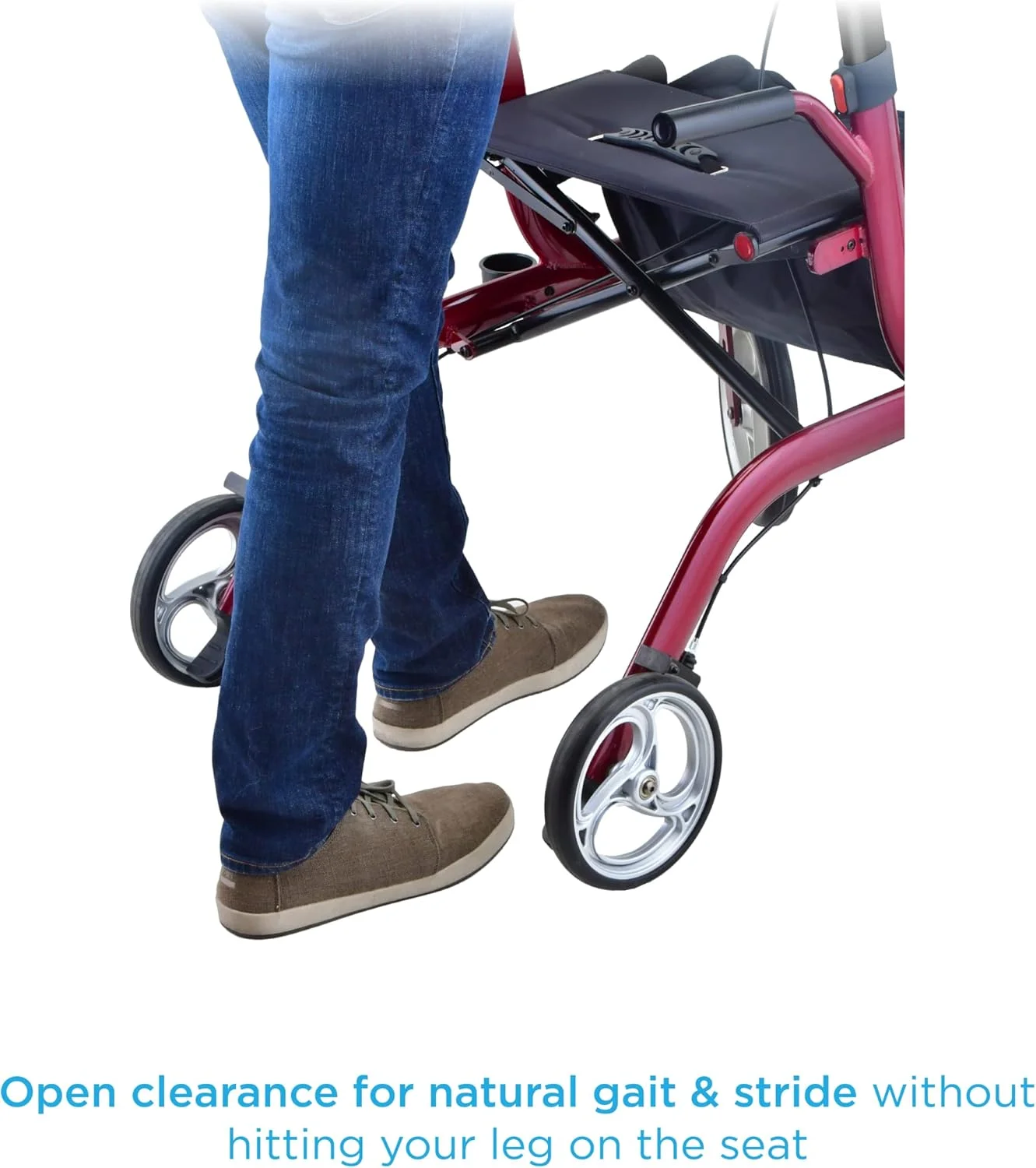 رولیتور ایستاده نوا مدیکال فینیکس با پلتفرم ساعدی پد دار و کانتور شده، بنفش، 1 عدد