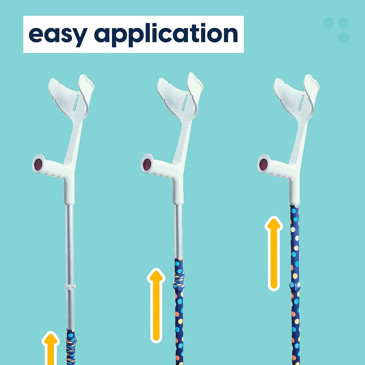 myCover Flowers - بسته 2 عددی - روکش شیک برای عصا و چوب دستی، مناسب برای همه عصاها و چوب دستی ها، پارچه کشی، قابل شستشو myCover Flowers - بسته 2 عددی - روکش شیک برای عصا و چوب دستی، مناسب برای همه عصاها و چوب دستی ها، پارچه کشی، قابل شستشو