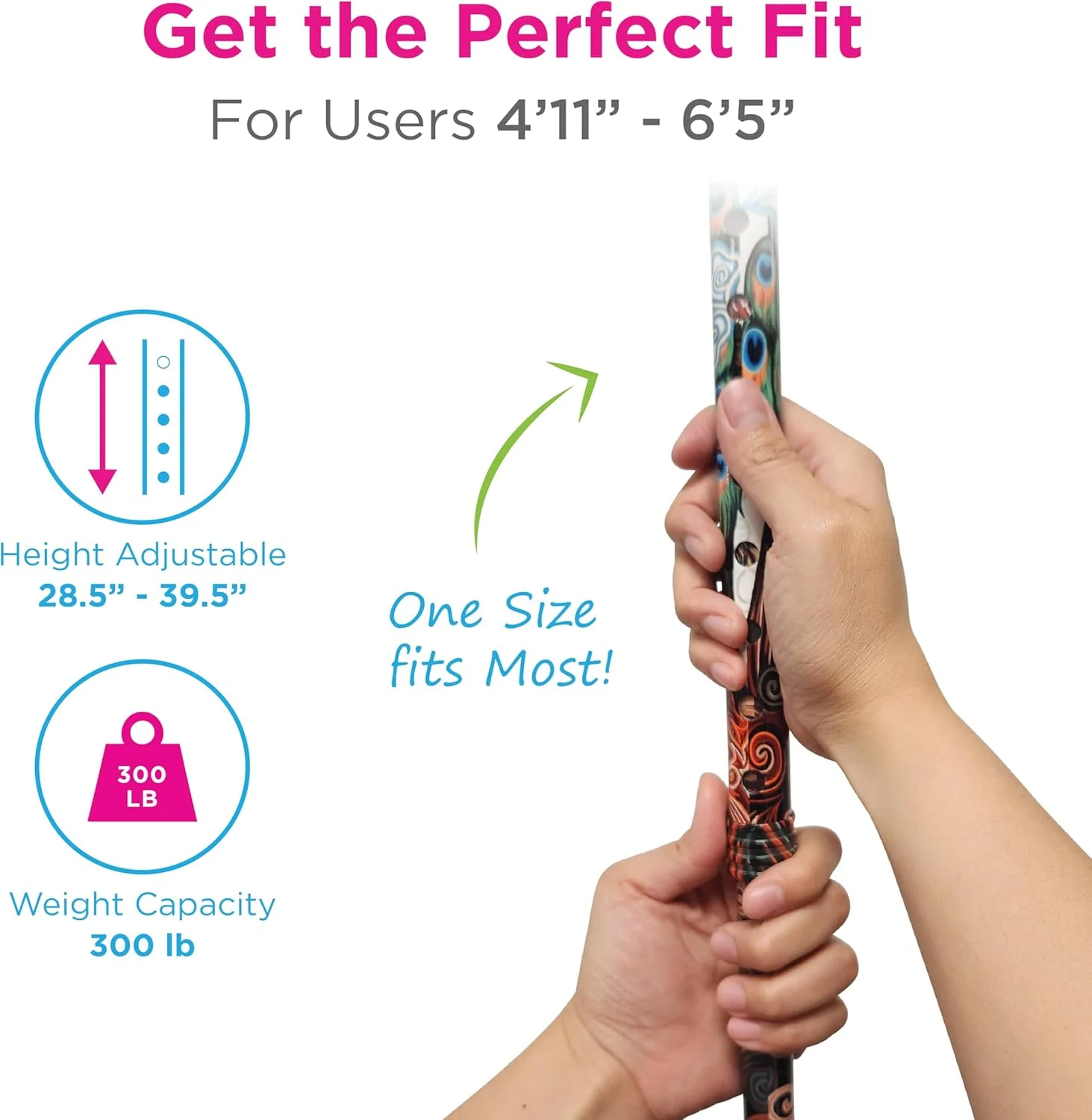 عصای چهارپایه پیاده روی نوا، مناسب برای آقایان و بانوان، ایستاده عصای چهارپایه پیاده روی نوا، مناسب برای آقایان و بانوان، ایستاده